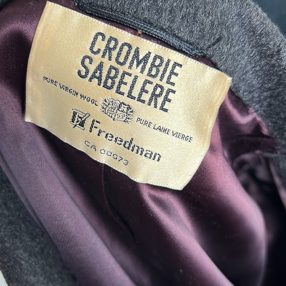 Vintage Freedman Boyfriend Oversized Outerwear Wool Trench Slouch Coat Sz large - Picture 11 of 13